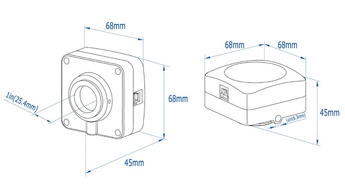 E3CMOS相机尺寸