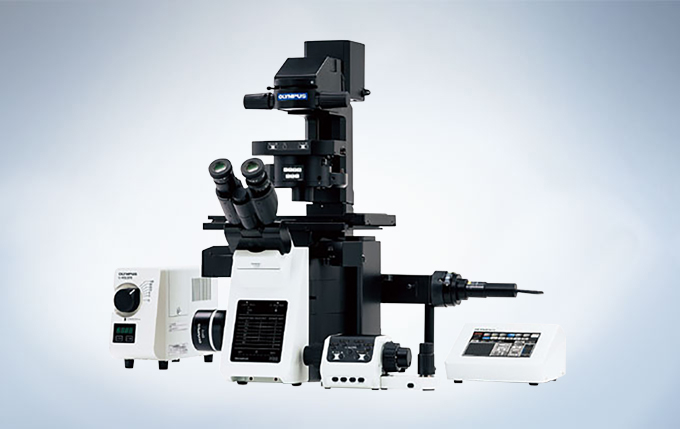 奥林巴斯全电动倒置显微镜IX83:双层光路系统