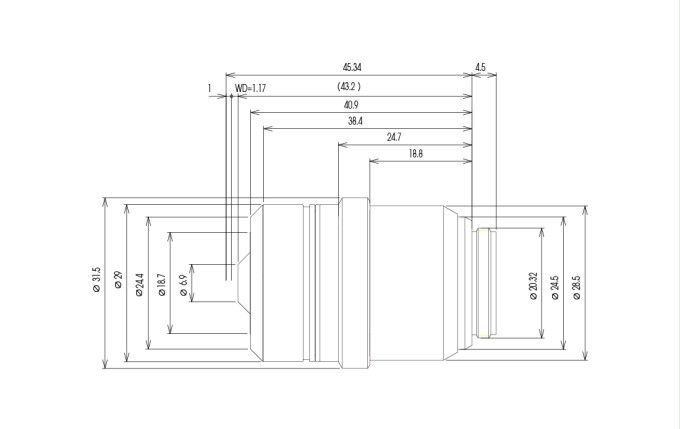 UCPLFLN 20XPH尺寸图